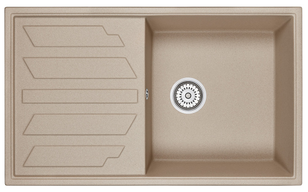 Кухонная мойка GRANULA 8601, ПЕСОК, кварц