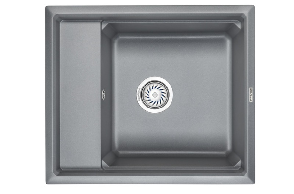 Кухонная мойка GRANULA KS-6004, АЛЮМИНИУМ, кварц