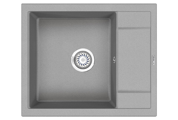 Кухонная мойка GRANULA 6002, БАЗАЛЬТ, кварц