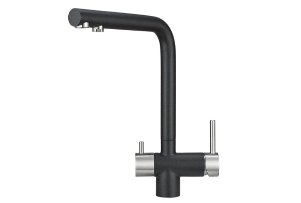 Кухонный смеситель GRANULA 2305, ЧЕРНЫЙ