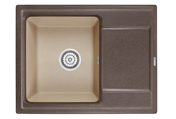 Кухонная мойка GRANULA HI-65, ЭСПРЕССО/ПЕСОК,ГИБРИД  кухонная мойка , кварц