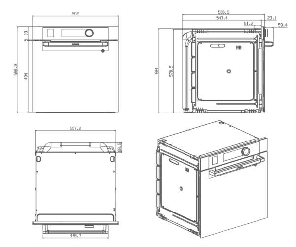 Многофункциональный духовой шкаф De Dietrich DOP7230X