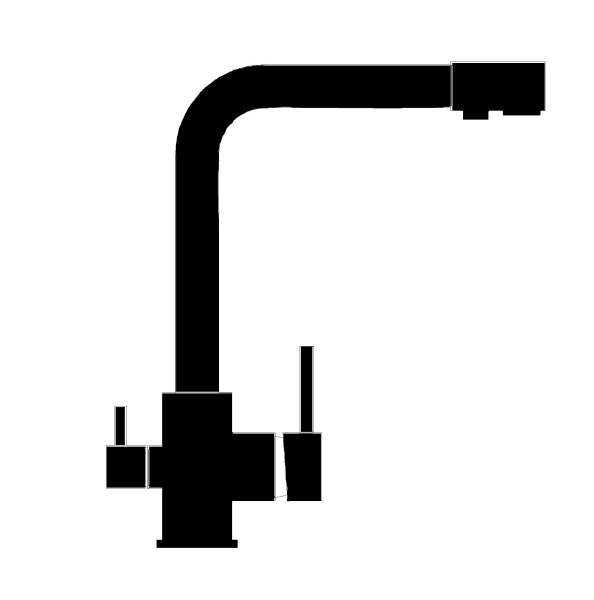 Кухонный смеситель GRANULA 2305, ПИРИТ