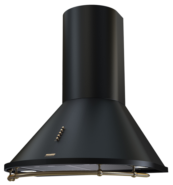 KRONA
NIKOL 600 black/bronze push button кухонная вытяжка с рейлингом