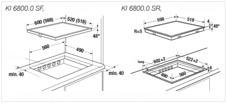 Индукционная варочная панель Kuppersbusch KI 6800.0 GR