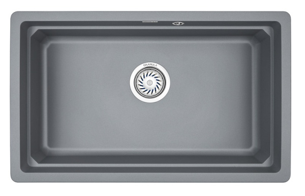 Кухонная мойка GRANULA KS-7303U, АЛЮМИНИУМ, кварц