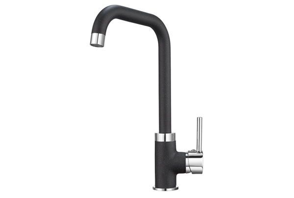 Кухонный смеситель GRANULA 0041, ЧЁРНЫЙ